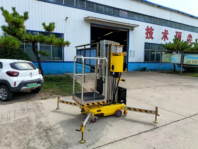單桅柱高空作業平臺手推式主要作用是什么？